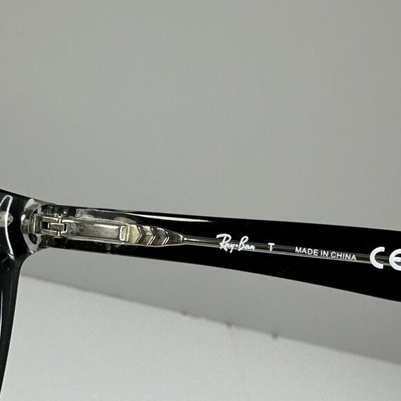 Ray-Ban‎ Black Retro Eyeglasses Frames Only With Black Hard Case - Picture 5 of 16